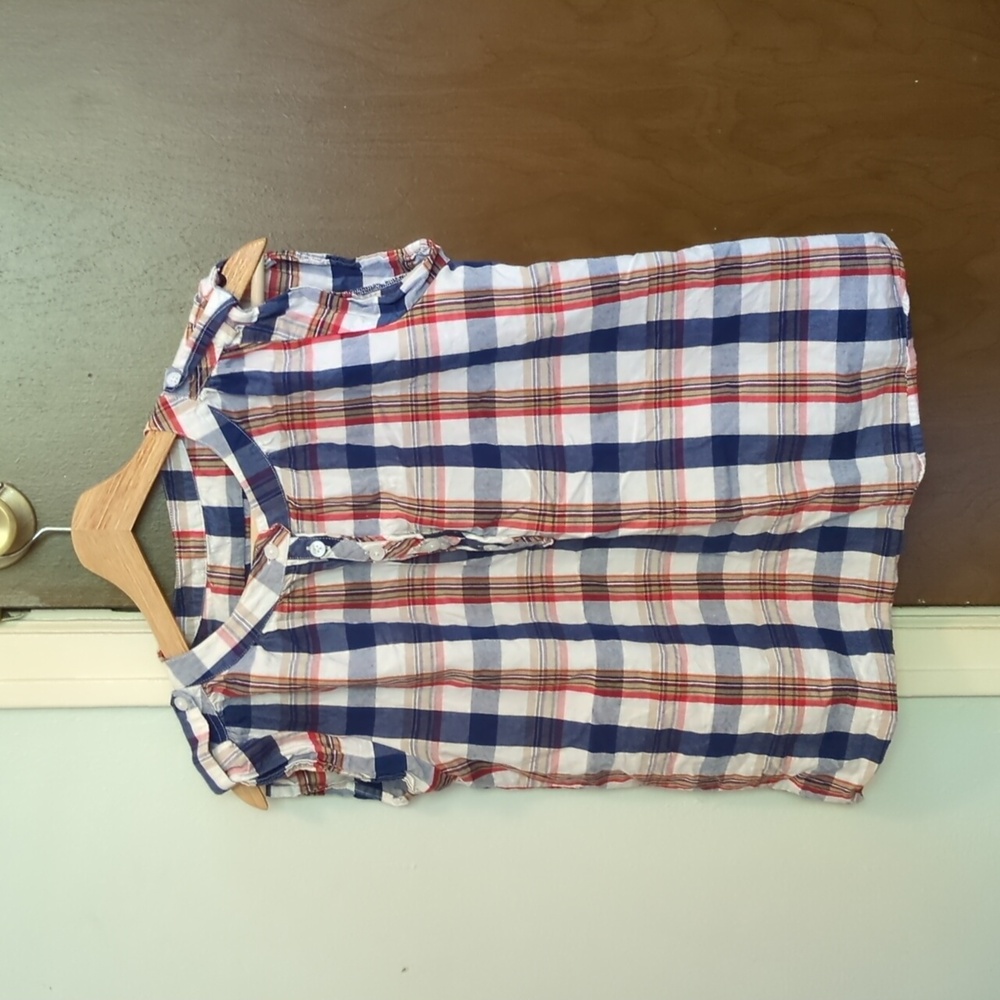 A.P.C. Madras Plaid Top XS